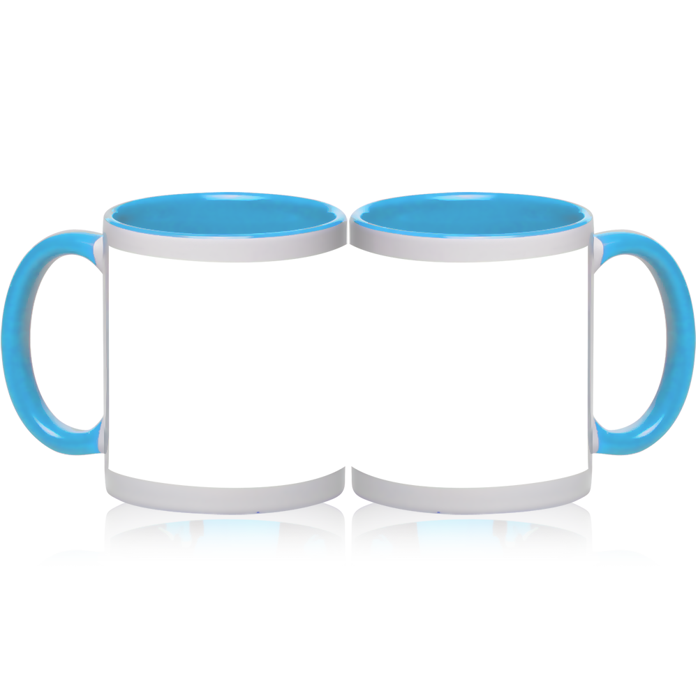 11 Oz Bright Two Tone Sublimation Custom Mugs S12tt Discountmugs 3914