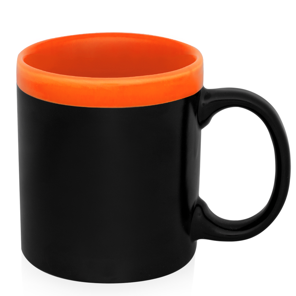 Custom 11 oz. Glam Two Tone Matte Coffee Mugs 7106 DiscountMugs