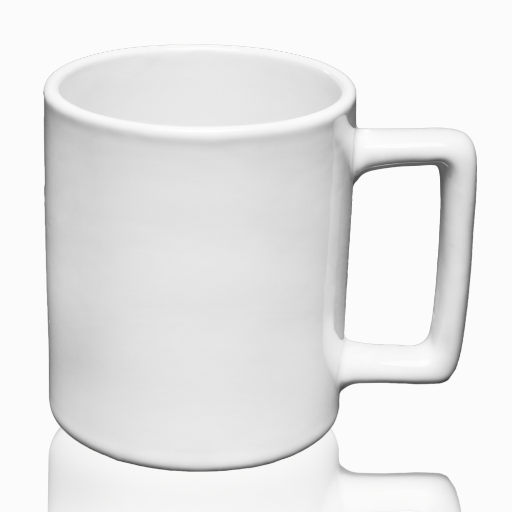 Custom 11 oz. Square Handle Coffee Mugs 7109 DiscountMugs