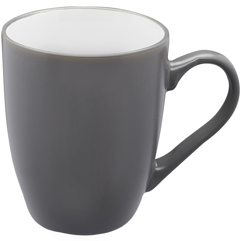 Logo 12 oz. Rhodes Two-Tone Java Custom Coffee Mugs | 5010 - DiscountMugs