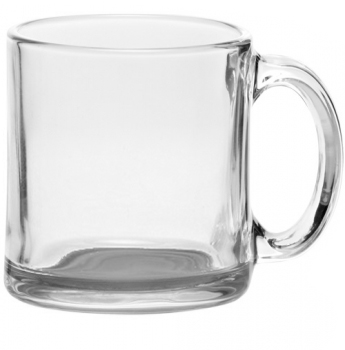 13 oz glass coffee mug