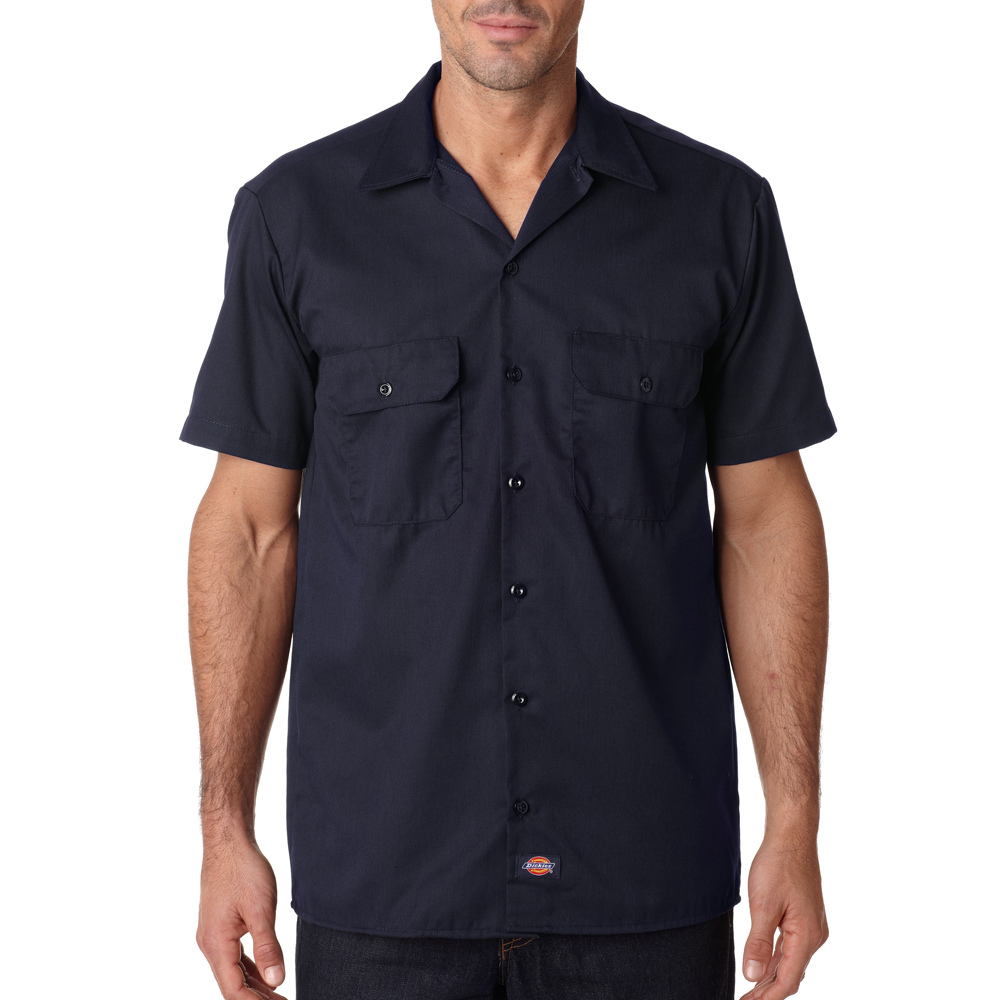 Custom Dickies Men's Short-Sleeve Work Shirts | 1574 - DiscountMugs