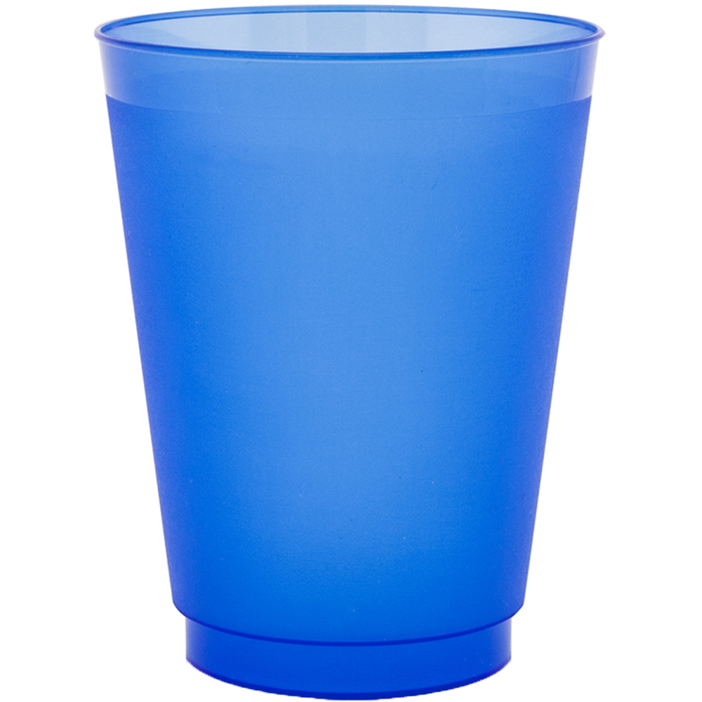 Custom 16 oz. Frost Flex Frosted Plastic Stadium Cups | FF16 - DiscountMugs