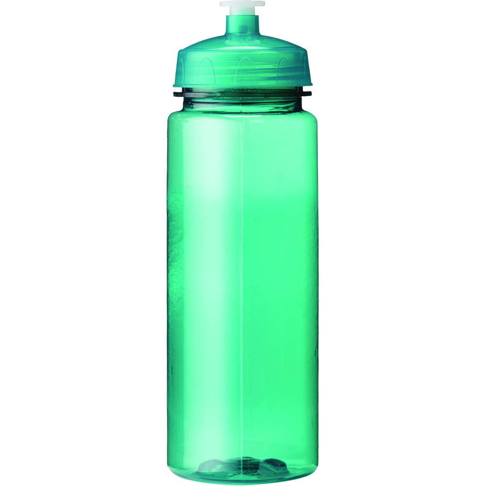 Custom 24 oz. Plastic Water Bottles with Push Lid | EM4433 - DiscountMugs