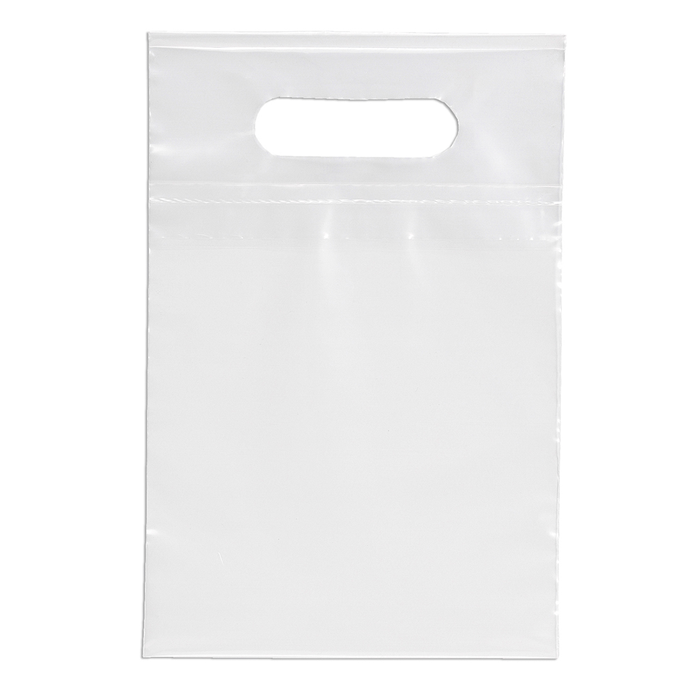 Custom Die Cut Handle Plastic Bags | BM19FS710 - DiscountMugs