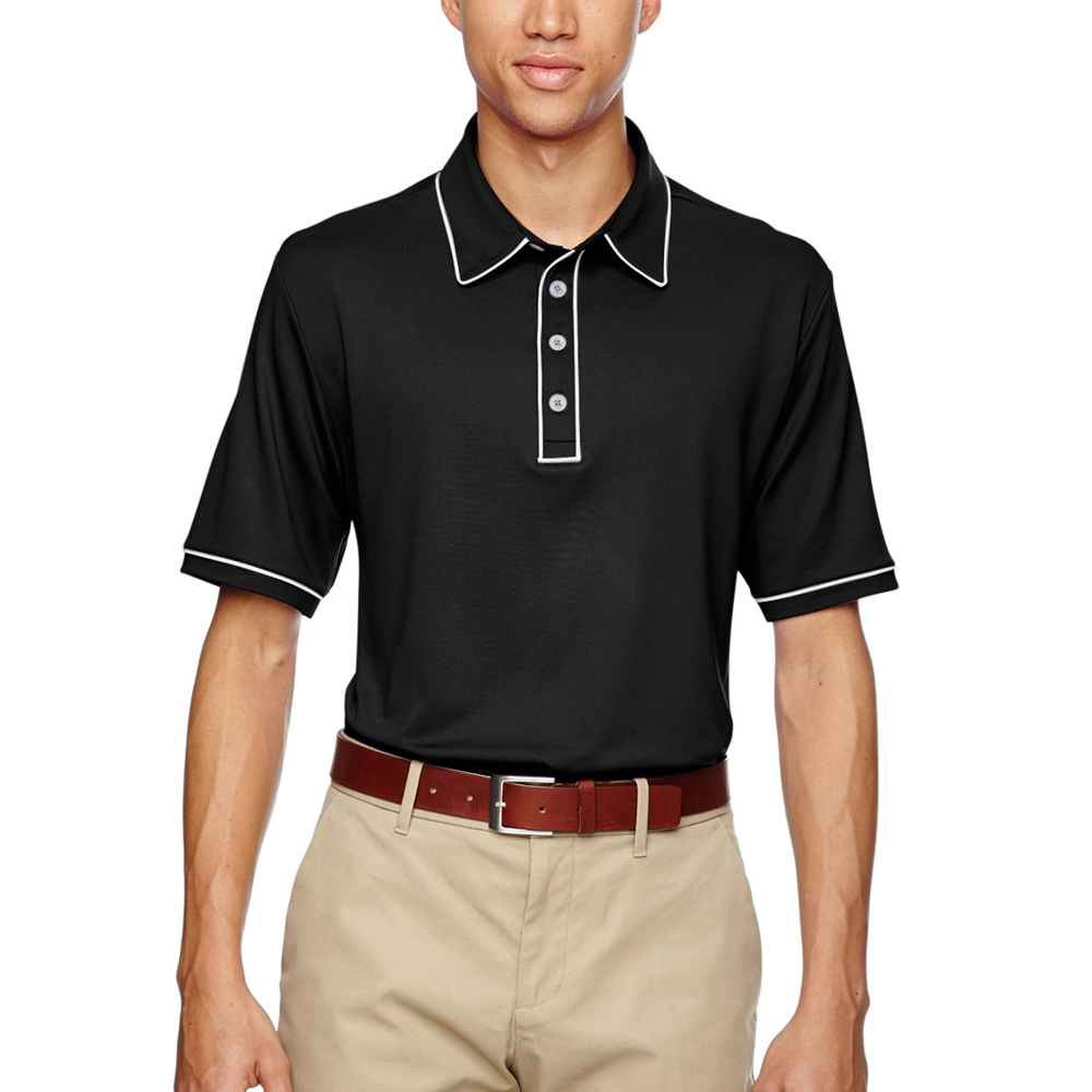 adidas men's puremotion piped polo