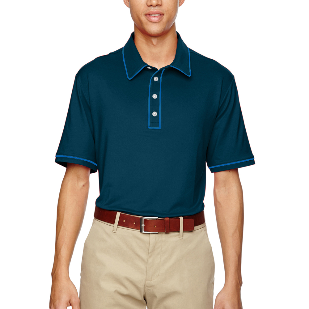 adidas men's puremotion piped polo