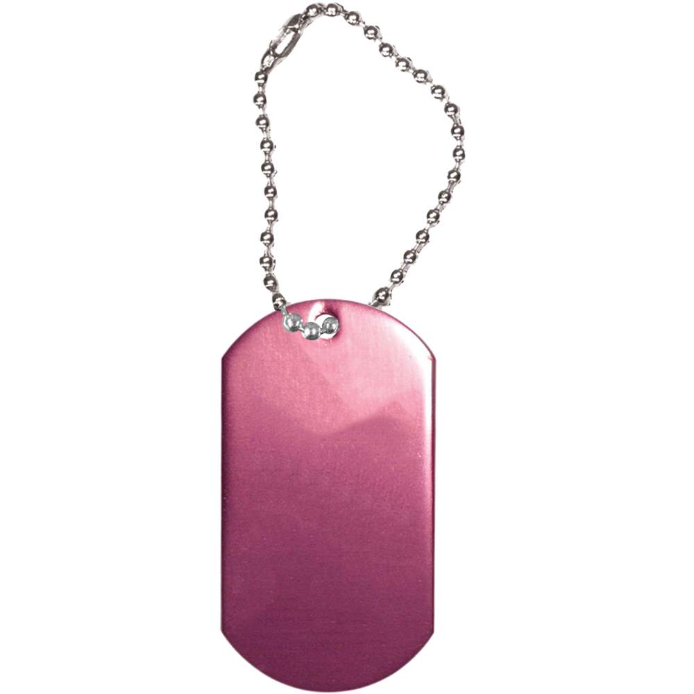 Personalized Aluminum Dog Tags with 4 1/2 inch Ball Chain AK28500