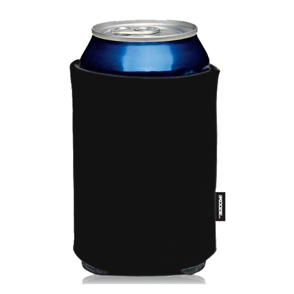 plain black koozies