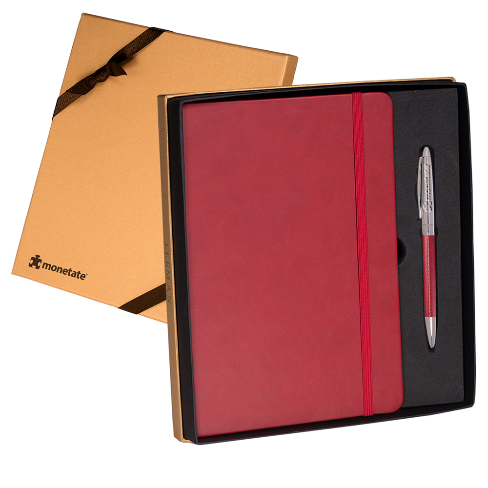 Personalized Tuscany Leather Journals & Pen Gift Sets PLLG9309