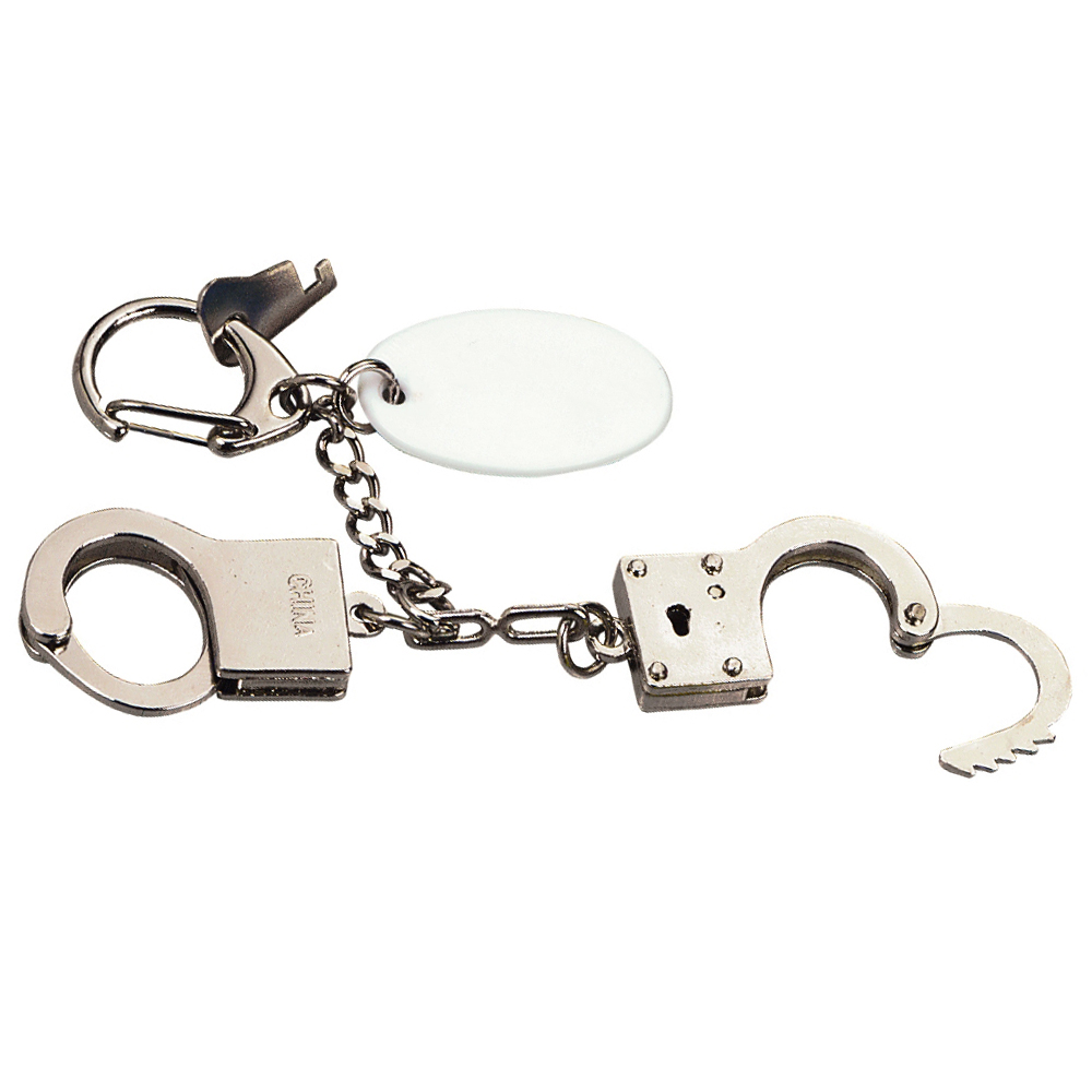 Promotional Handcuff Shape Keychains EDHC161 DiscountMugs