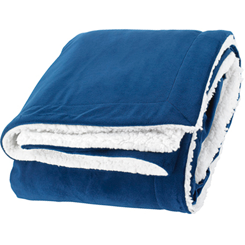 Promotional Polyester Sherpa Throw Blankets X30028 DiscountMugs
