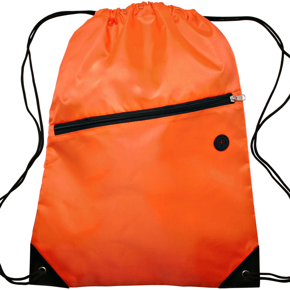 Personalized Drawstring Bags with Pocket BPK14 DiscountMugs