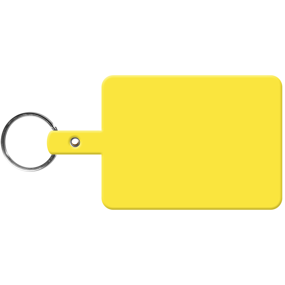 Personalized Large Rectangle Flexible Key Tags EM528 DiscountMugs