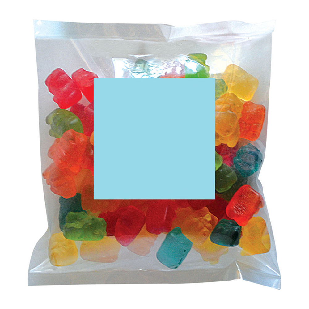 Personalized Gummy Bears in Small Label Pack MGBL2GMB DiscountMugs