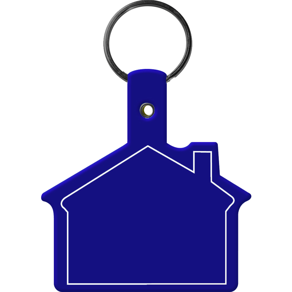 Personalized House Flexible Key Tags EM511 DiscountMugs