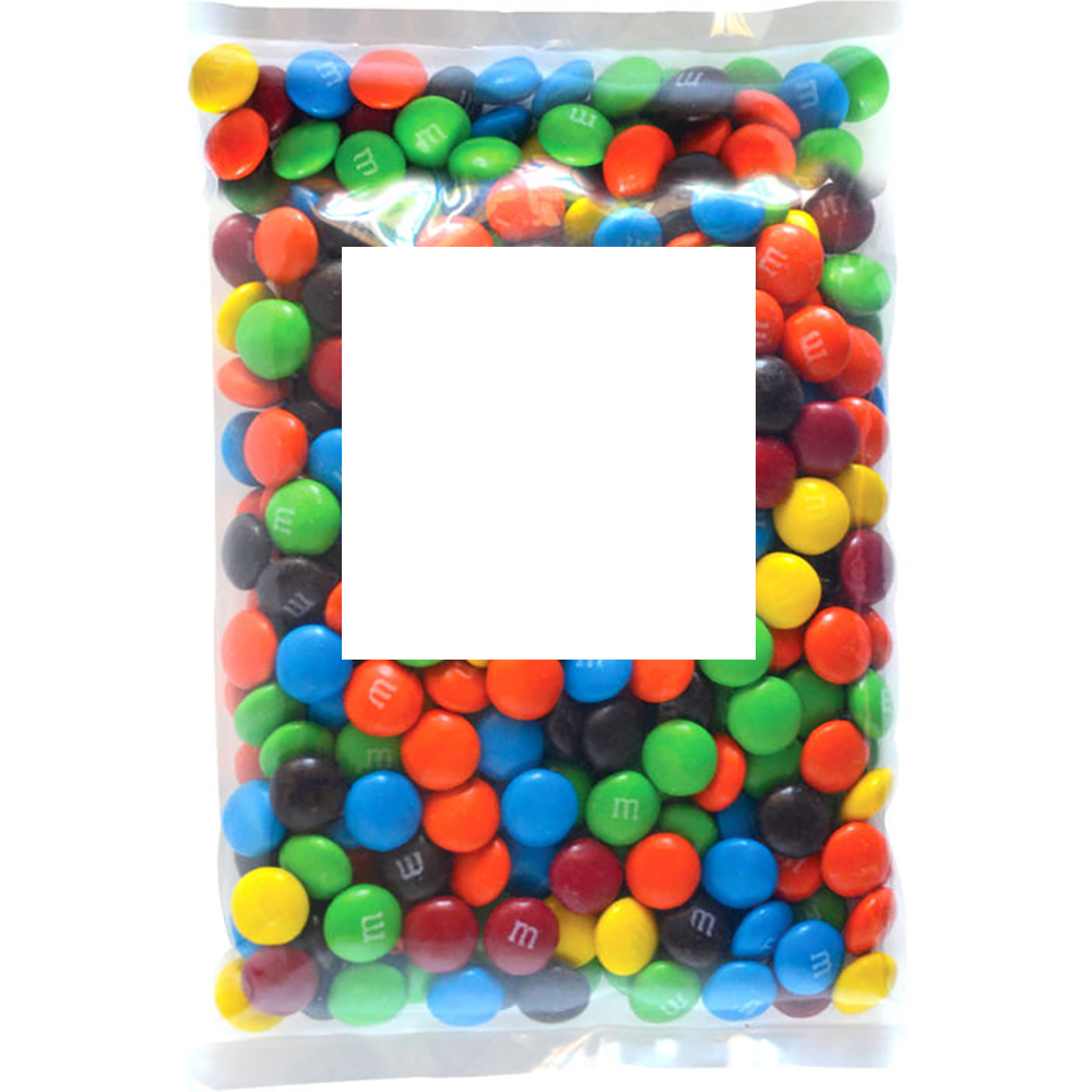 Personalized M&Ms Plain in Large Label Packs MGBL4MM DiscountMugs
