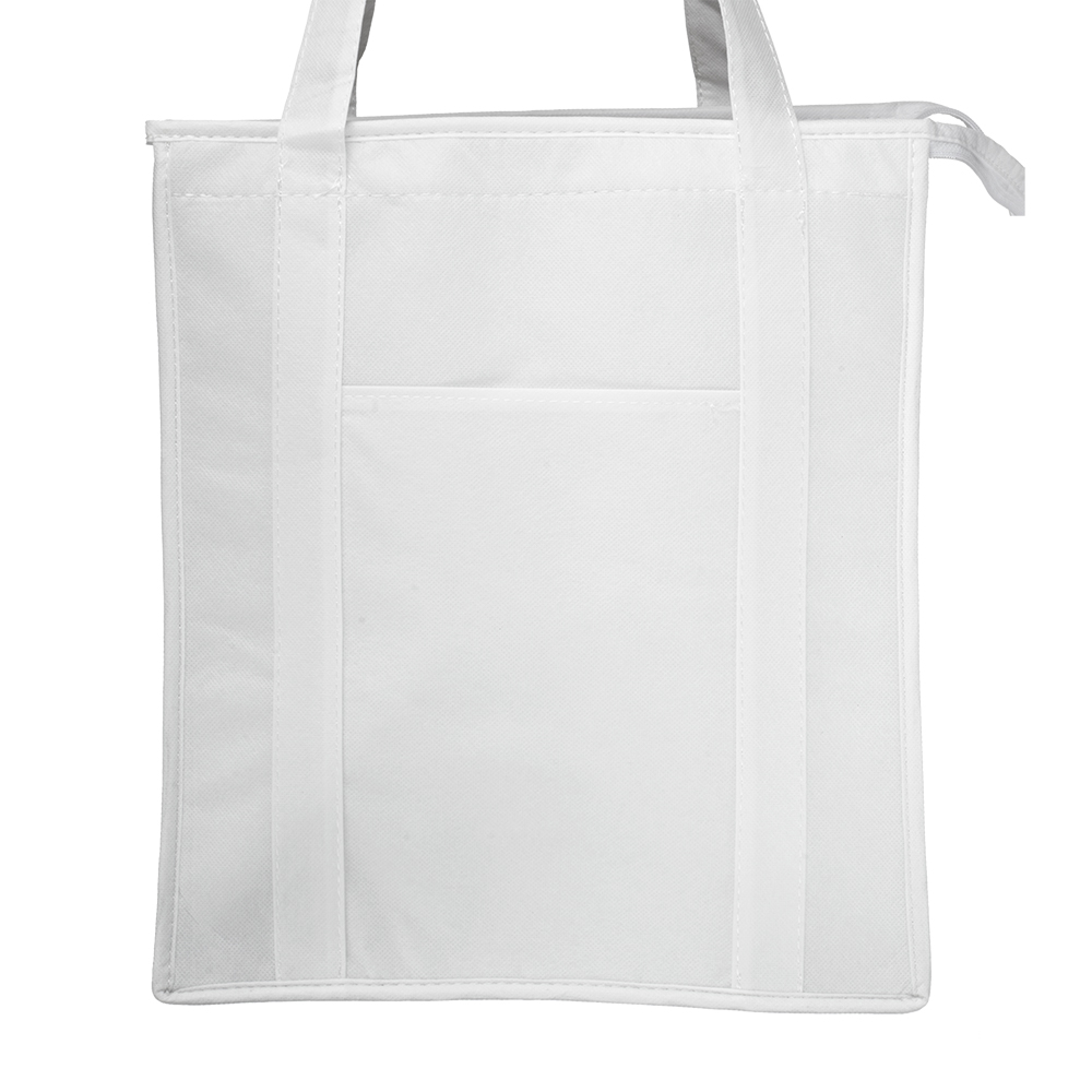 white insulated bag