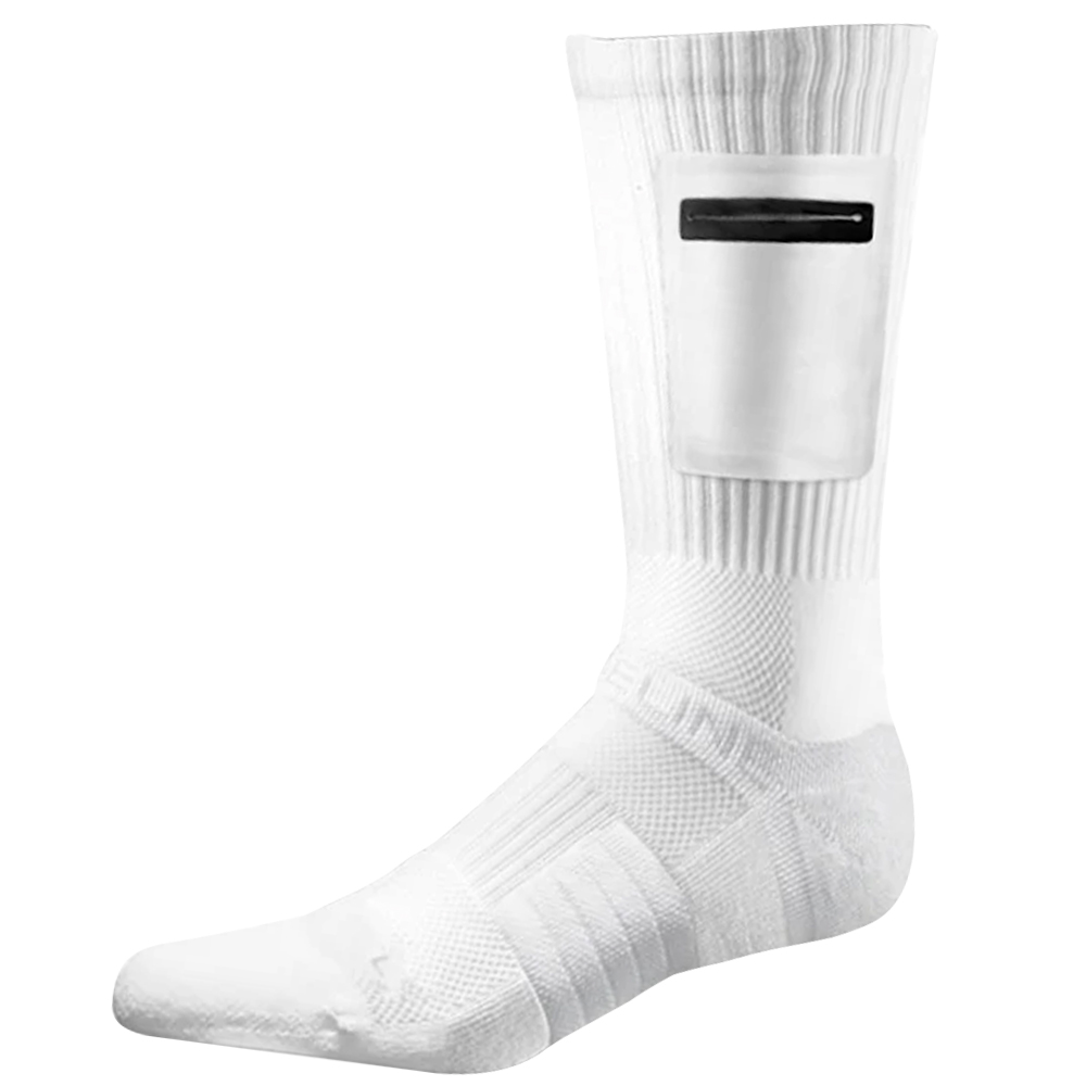 Printed Premium Utility White Crew Socks SL1CRWPKTWHTST DiscountMugs