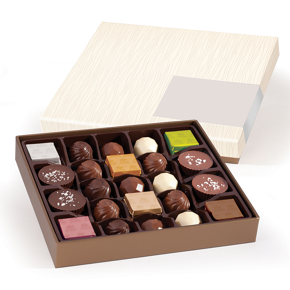 Personalized Deluxe Assorted Belgian Chocolates in Gift Boxes | X10353 ...