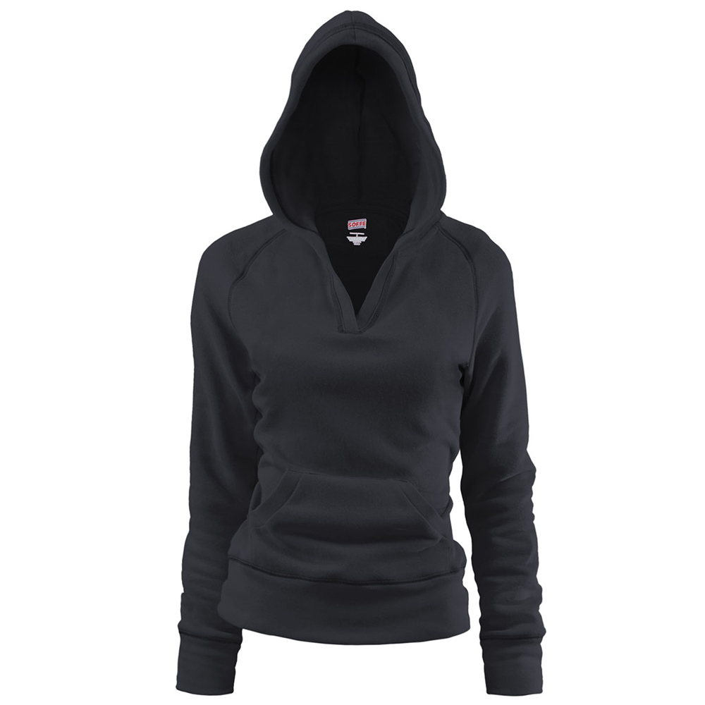 soffe rugby deep v hoodie