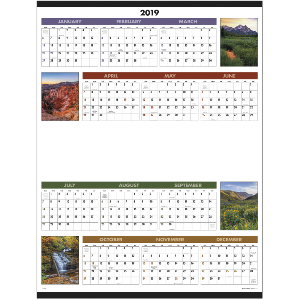 Custom Scenic Span-a-year Triumph Calendars 