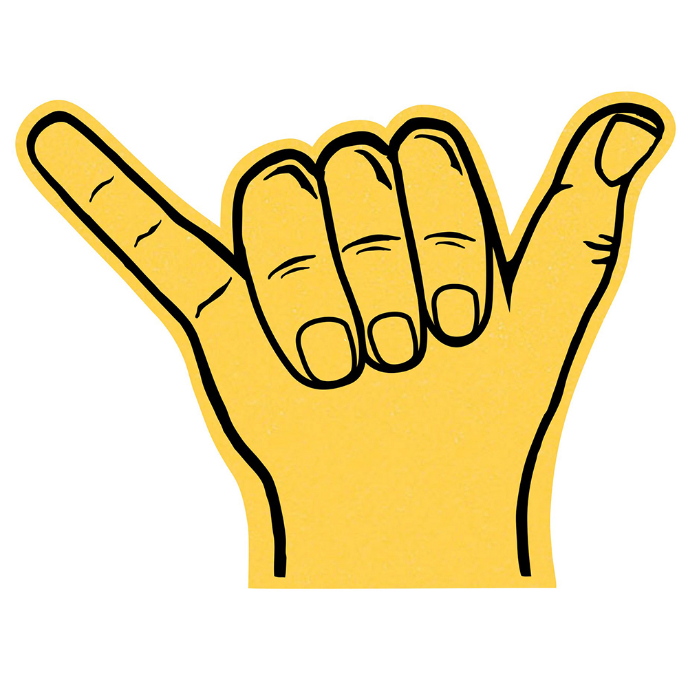 Bulk Small Shaka Foam Hands 