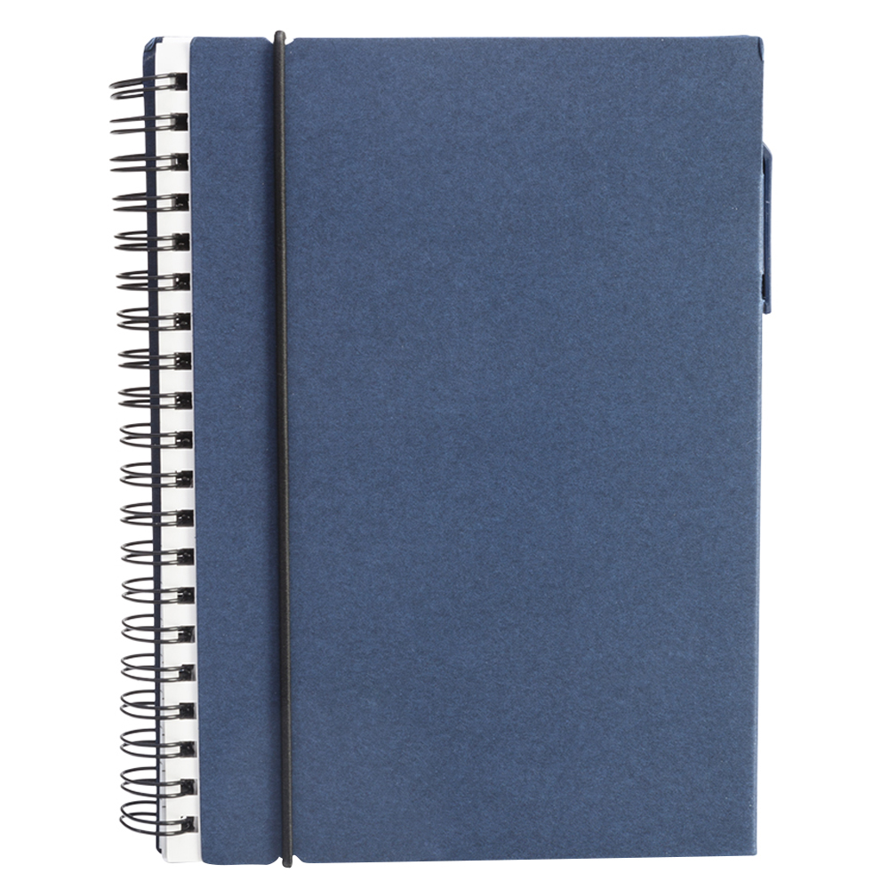 Custom Spiral Notebooks with Elastic Closure | NOT58 - Discountmugs