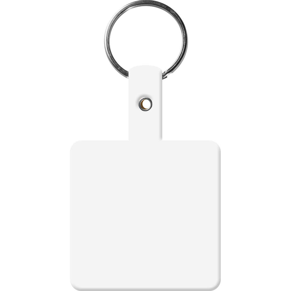 Personalized Square Flexible Key Tags EM512 DiscountMugs