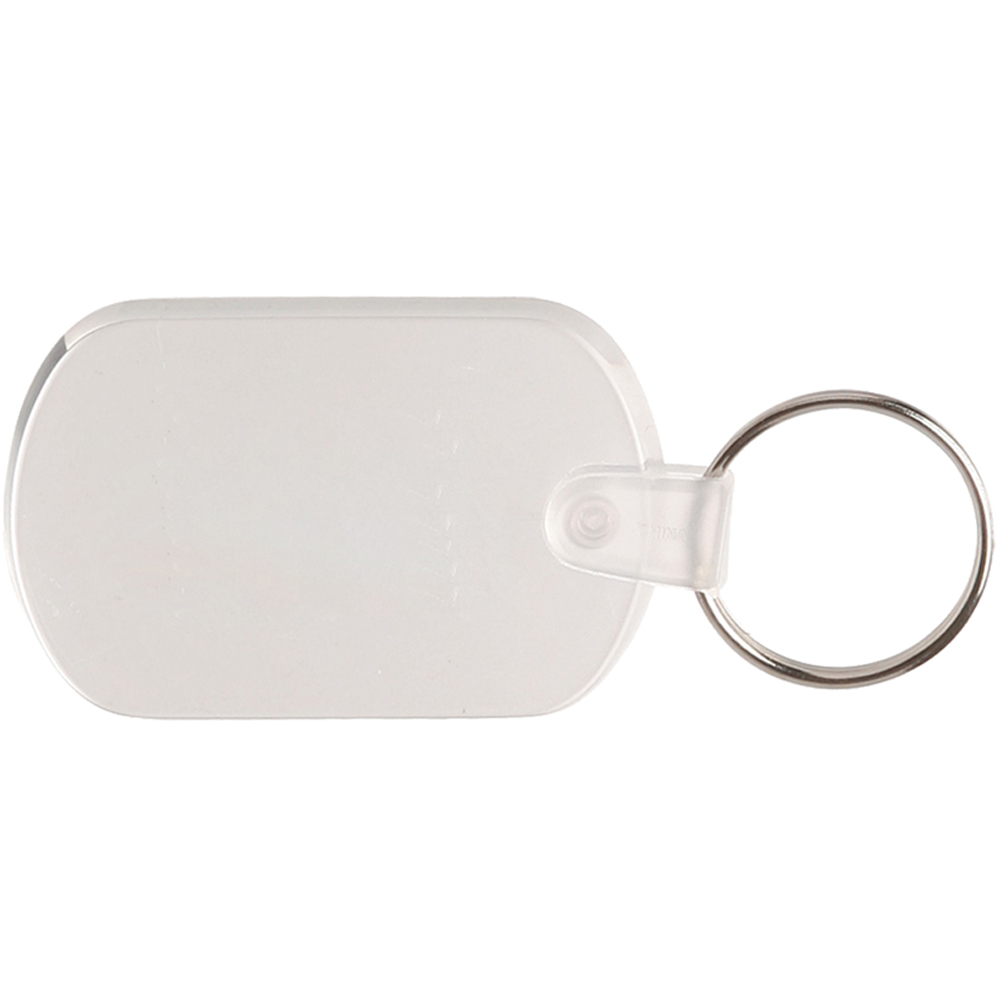 Personalized Tag Soft Plastic Keychains KEY107 DiscountMugs
