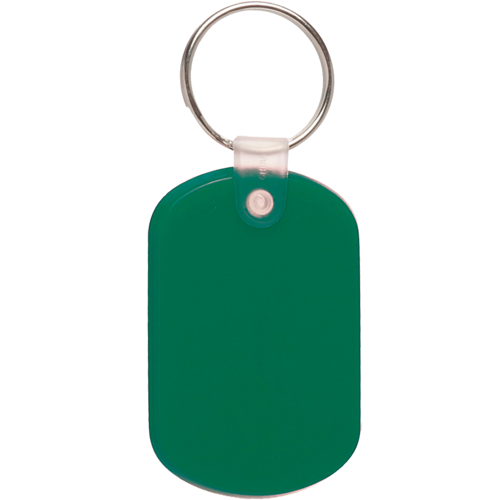 Personalized Tag Soft Plastic Keychains KEY107 DiscountMugs