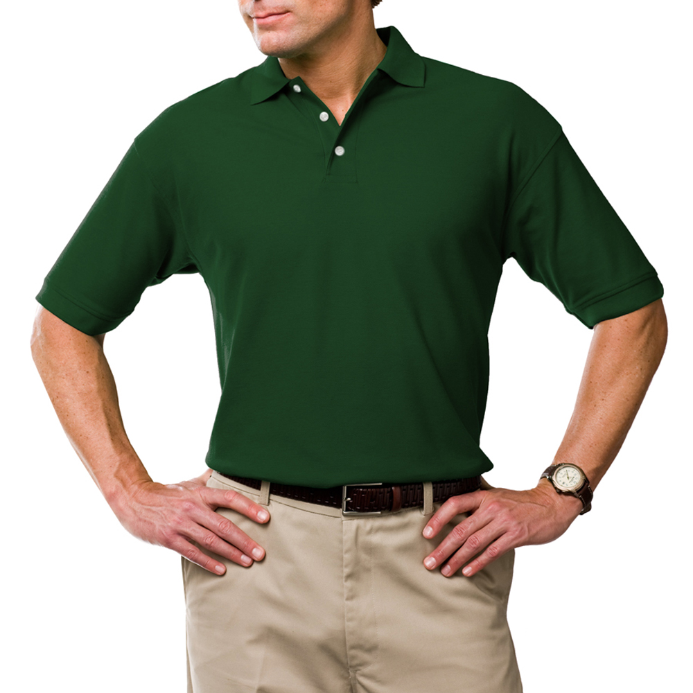 dark green golf shirts